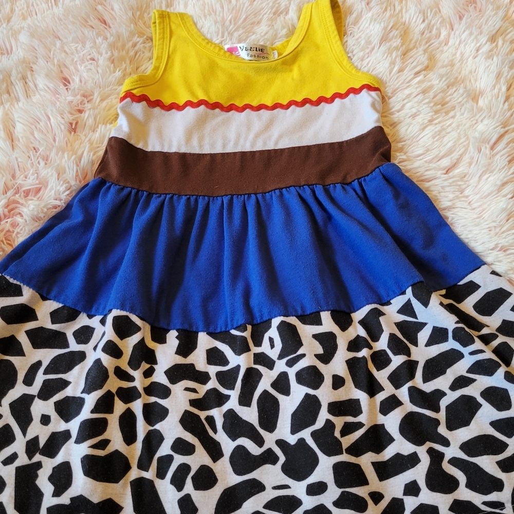 "Toy Story Jessie" inspired toddler dress